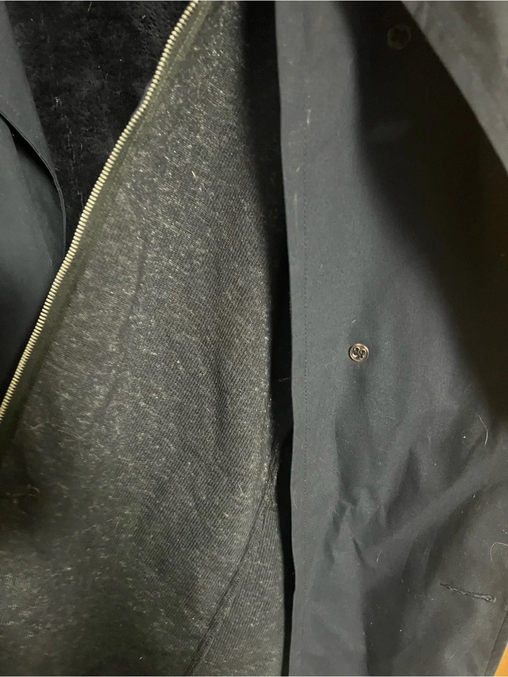 Botany 500 trench coat men’s large
